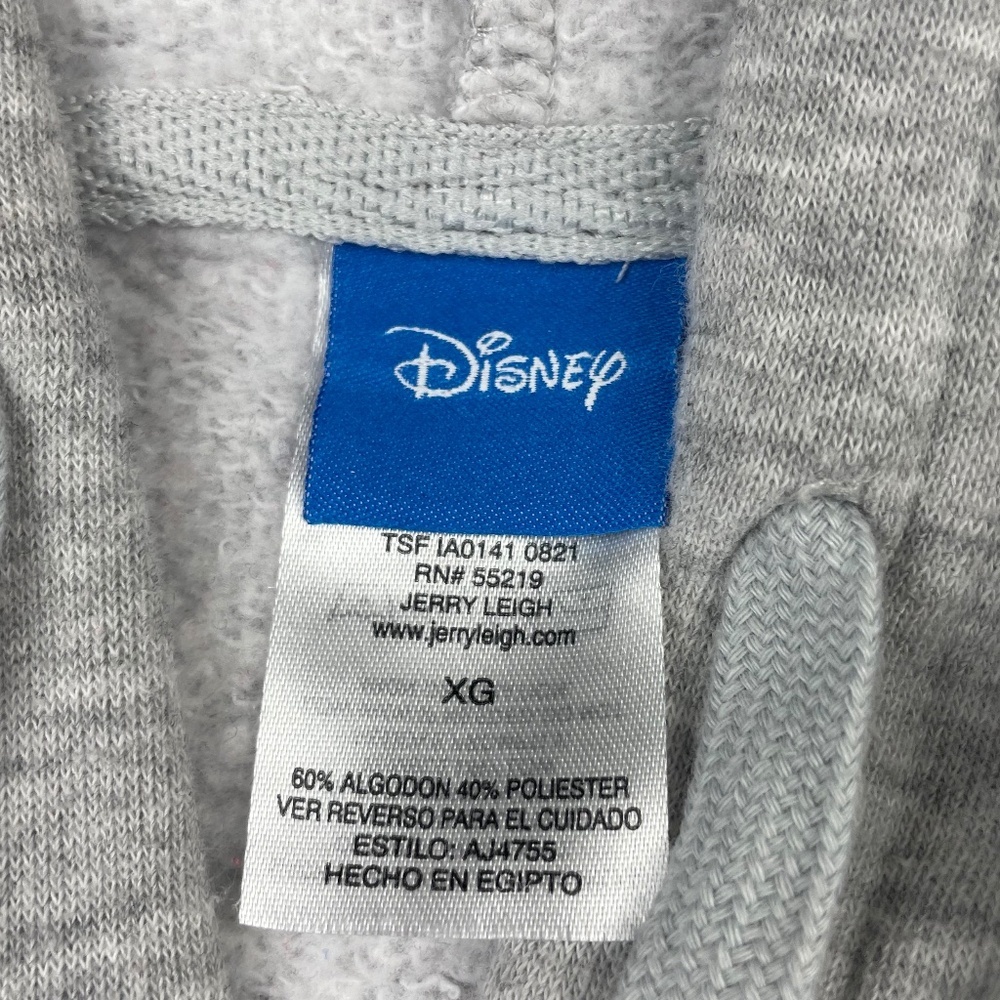 Disney Mickey and Minnie Mouse Full Zip Up Hoodie Sweatshirt Women's XL - Picture 4 of 10